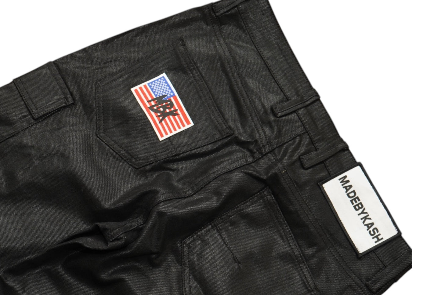 Flare Jeans * waxed denim *