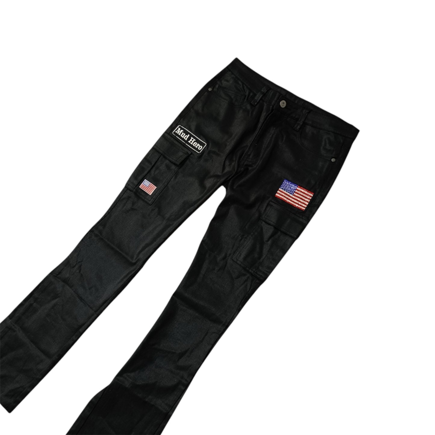 Flare Jeans * waxed denim *
